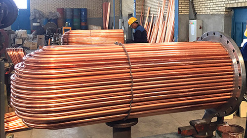 مبدل حرارتی مسی 90 فوت 200 کیلوات