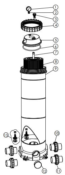Cartridge filter emaux cf75